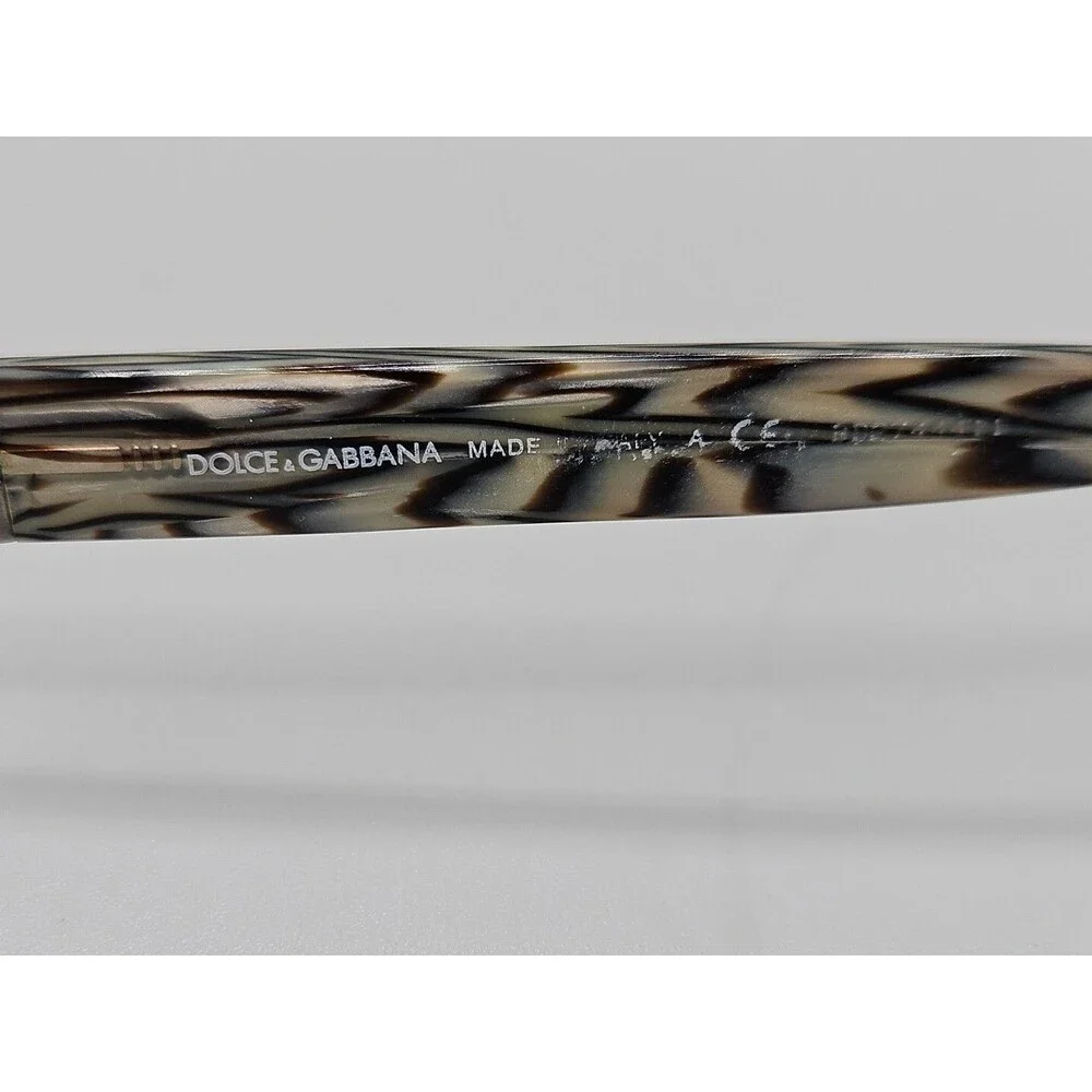 Dolce Gabbana Women's Eyeglasses DG 1178 378 Frames Only 54 18 140 Zebra Stripe